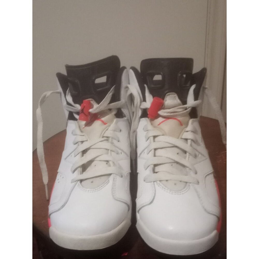 Air Jordan 6 Retro Infrared White 2014 GS Size 6.5Y 384665-123 Women Size 8 - Picture 5 of 12